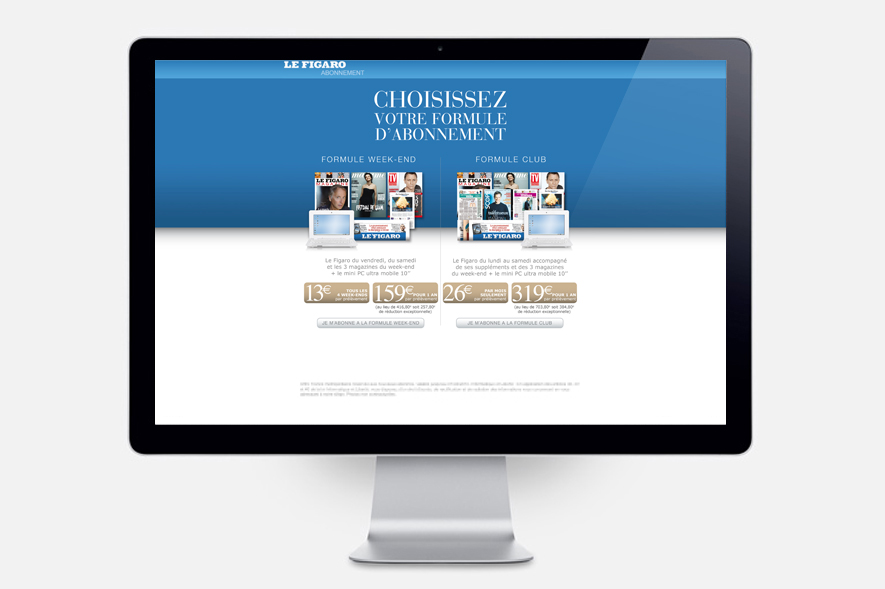 Le figaro - Emailing promotionnel