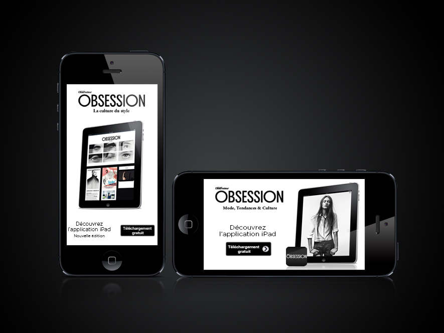 L'Obs - campagne publicitaire digitale Web - Mobile